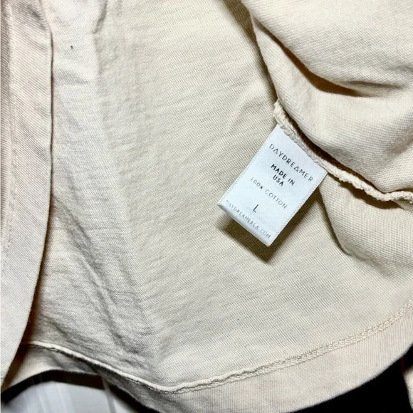 NWOT Daydreamer Free People Queen of Hearts Graphic Long Sleeve Tee L - Picture 2 of 6